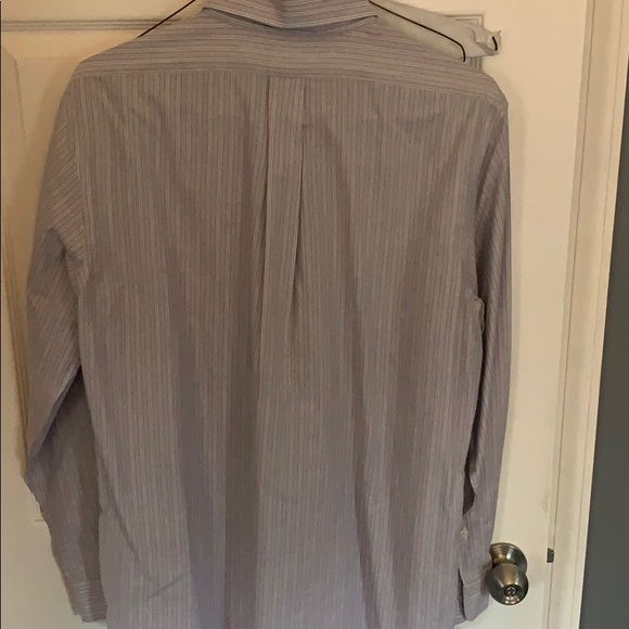 L Brooks Brothers Regent Fit Striped Oxford - Picture 2 of 4